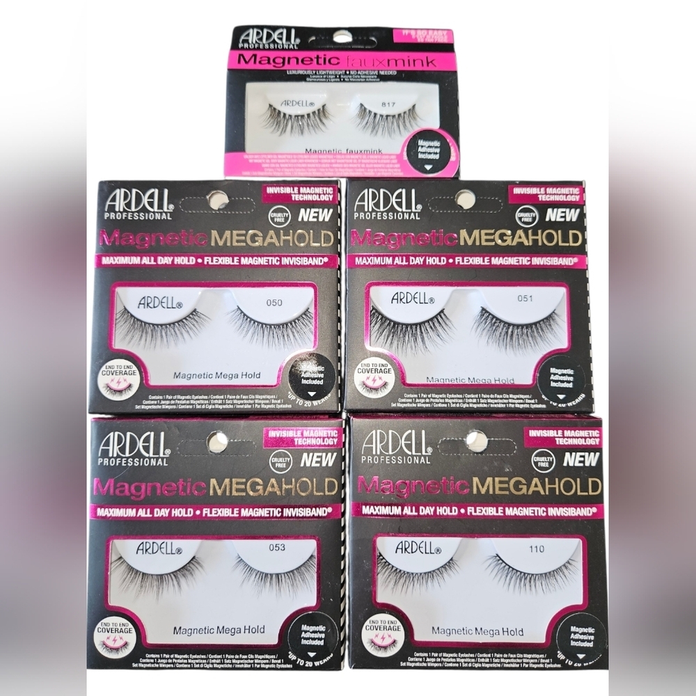 BUNDLE OF 5 NIB Ardell Magnetic Megahold Lash